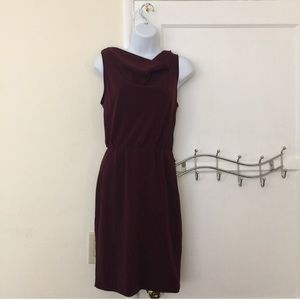 Alice + Olivia Sheath Maroon Dress